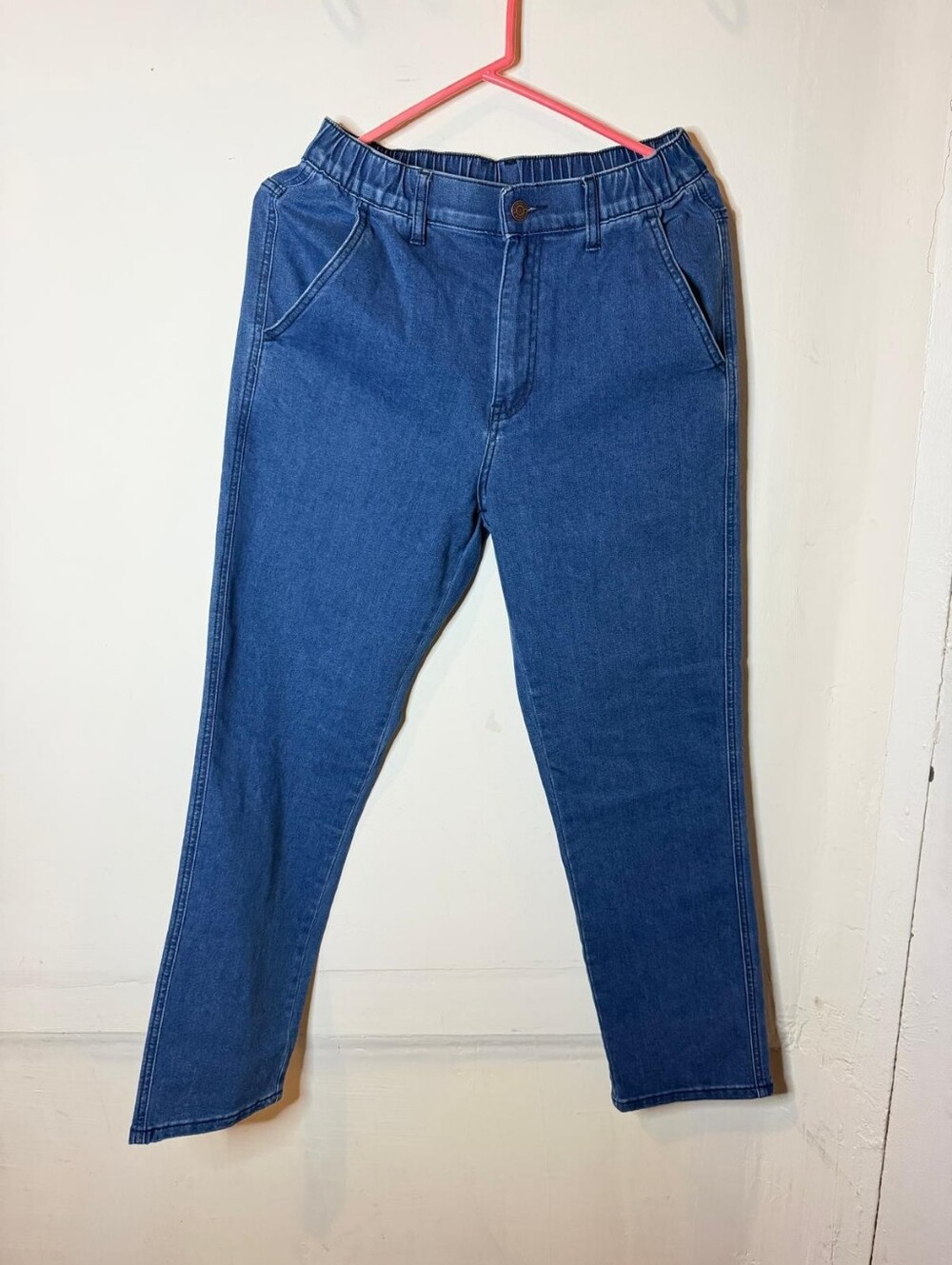 Eero Men's Slim Straight Jeans in Deep Blue